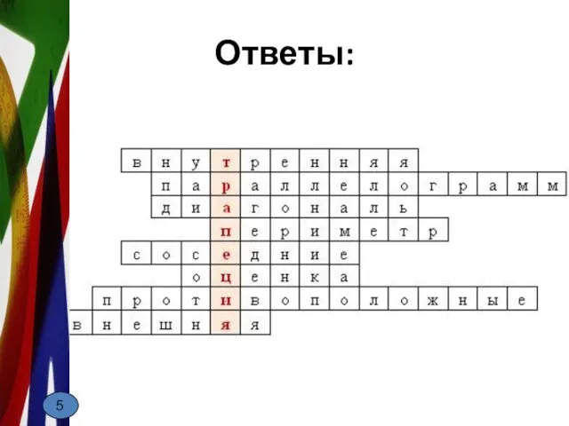 Ответы: 5