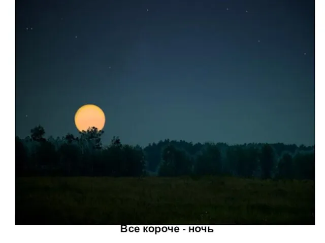 Все короче - ночь