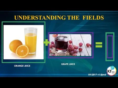 ORANGE JUICE GRAPE JUICE UNDERSTANDING THE FIELDS