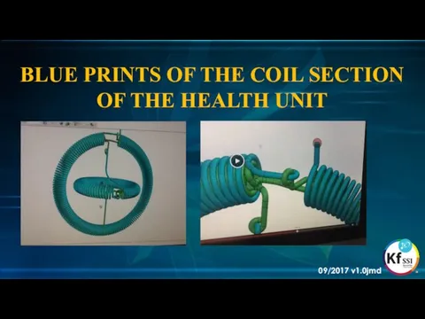 BLUE PRINTS OF THE COIL SECTION OF THE HEALTH UNIT