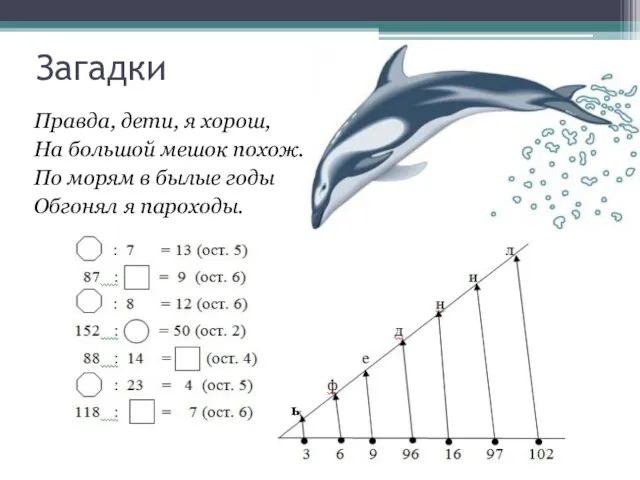 Загадки Правда, дети, я хорош, На большой мешок похож. По морям