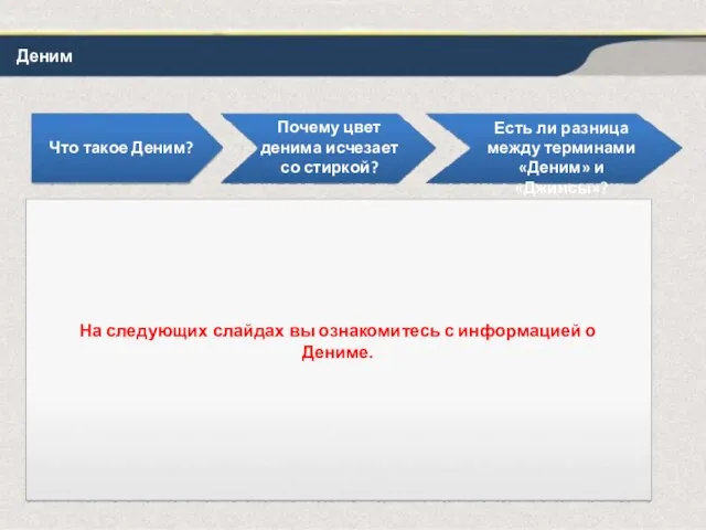 Деним Что такое Деним? Почему цвет денима исчезает со стиркой? Есть