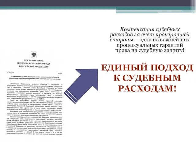 Компенсация судебных расходов за счет проигравшей стороны – одна из важнейших