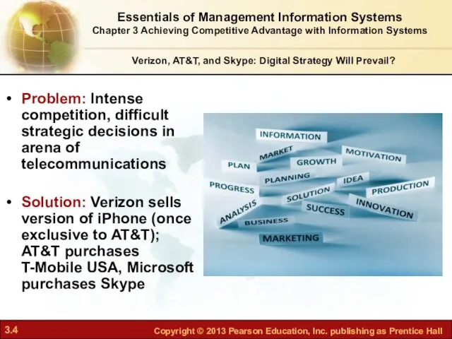 Verizon, AT&T, and Skype: Digital Strategy Will Prevail? Problem: Intense competition,