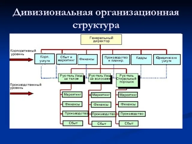 Дивизиональная организационная структура