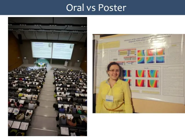 Oral vs Poster