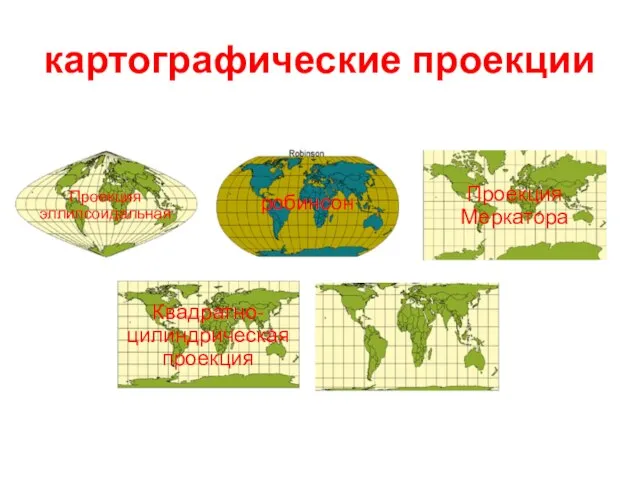 картографические проекции