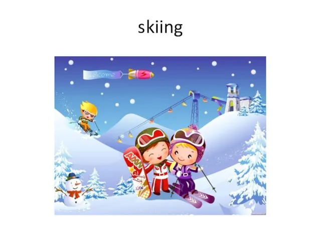 skiing