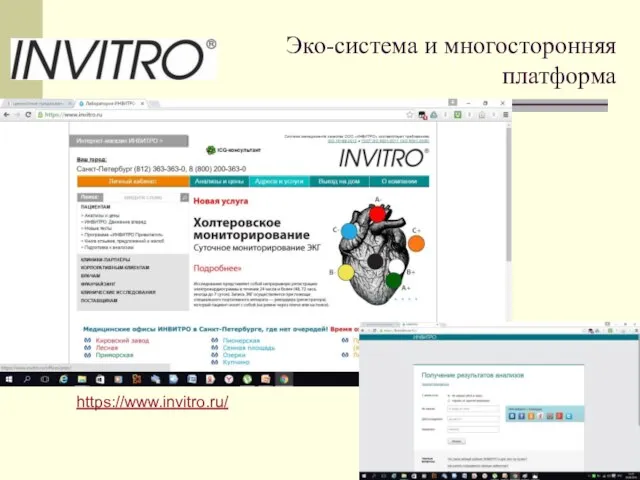 Эко-система и многосторонняя платформа https://www.invitro.ru/