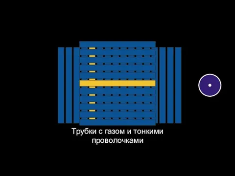 Трубки с газом и тонкими проволочками