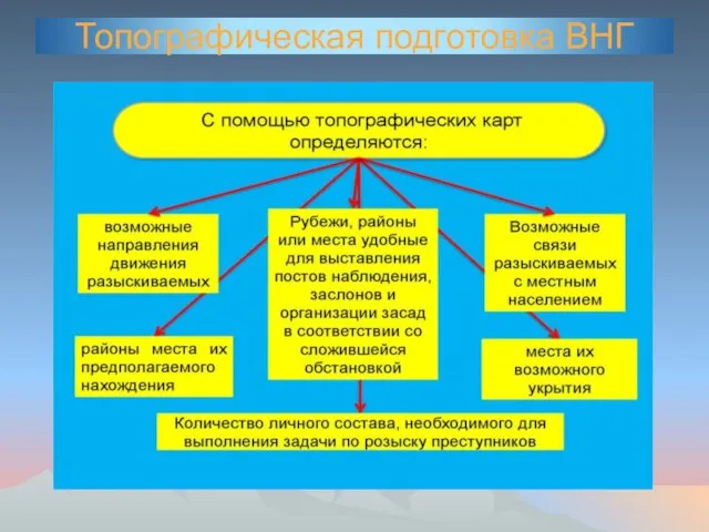 Топографическая подготовка ВНГ