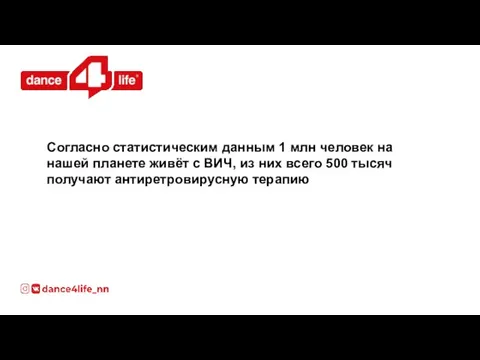 Согласно статистическим данным 1 млн человек на нашей планете живёт с