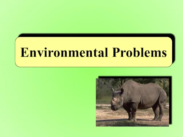 Environmental problems