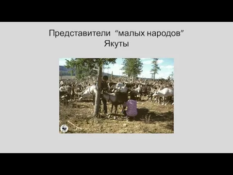 Представители “малых народов” Якуты