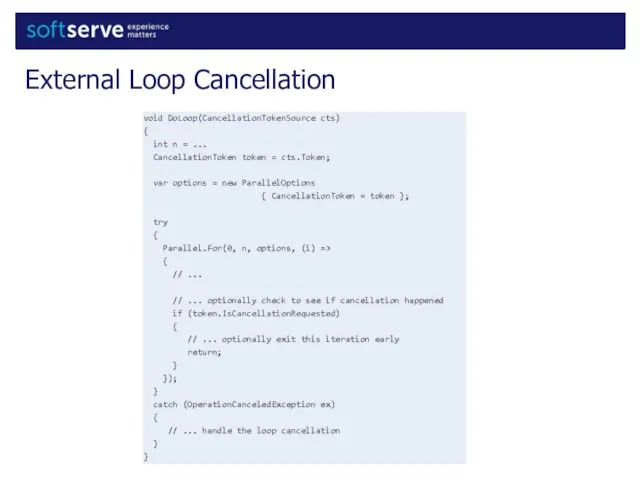 External Loop Cancellation