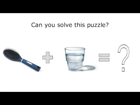 Can you solve this puzzle?