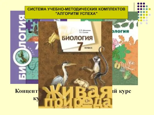 Концентрический курс Линейный курс СИСТЕМА УЧЕБНО-МЕТОДИЧЕСКИХ КОМПЛЕКТОВ "АЛГОРИТМ УСПЕХА"