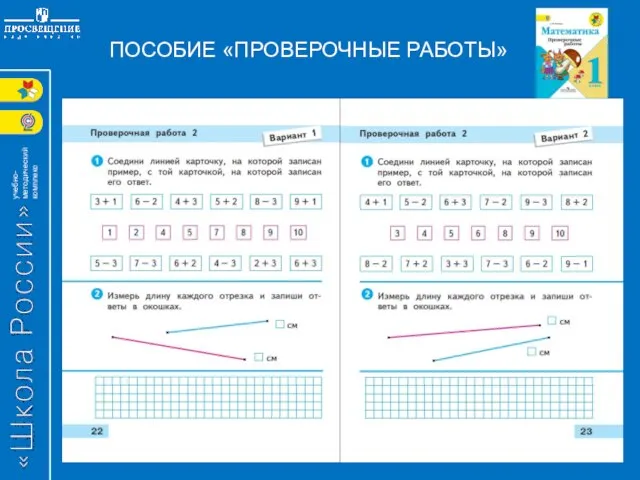 ПОСОБИЕ «ПРОВЕРОЧНЫЕ РАБОТЫ»