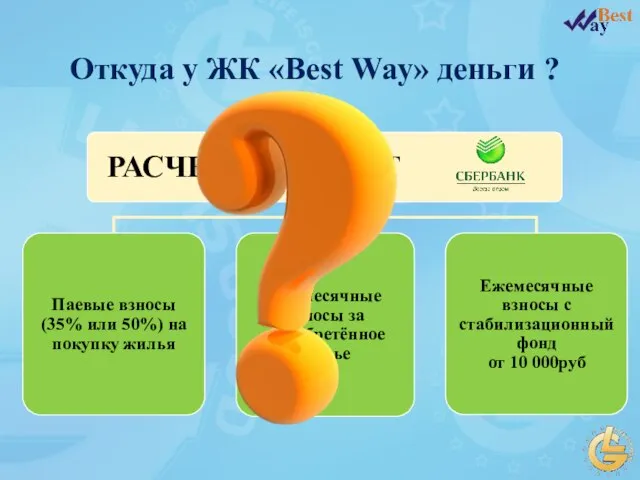 Откуда у ЖК «Best Way» деньги ?