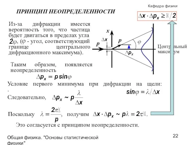 Общая физика. "Основы статистической физики"