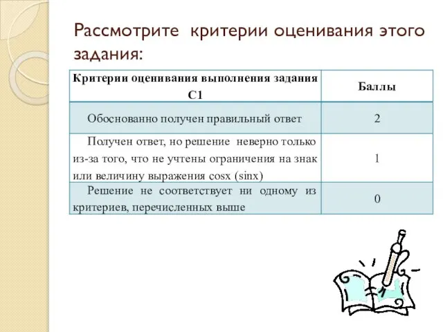 Рассмотрите критерии оценивания этого задания: