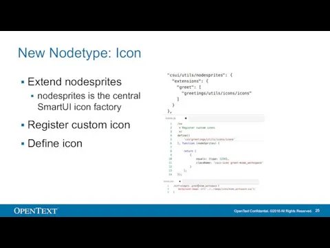 New Nodetype: Icon Extend nodesprites nodesprites is the central SmartUI icon