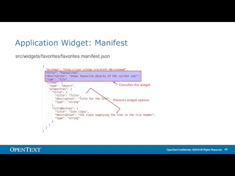 Application Widget: Manifest src/widgets/favorites/favorites.manifest.json