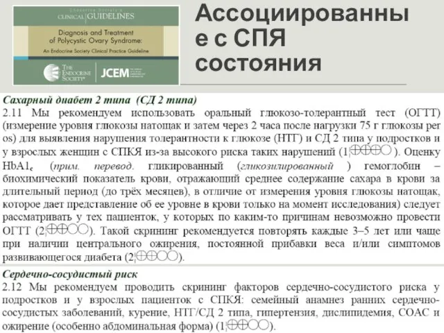 Ассоциированные с СПЯ состояния