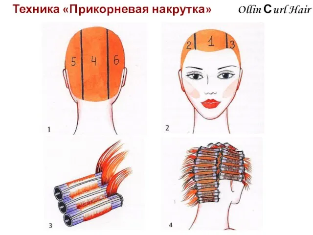 Ollin Сurl Hair Техника «Прикорневая накрутка»