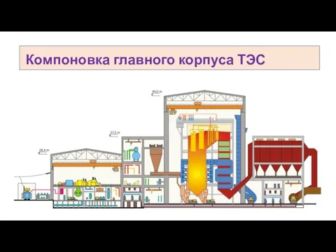 Вместе с заданием на проектирование заказчик выдает проектной организации исходные материалы: Компоновка главного корпуса ТЭС