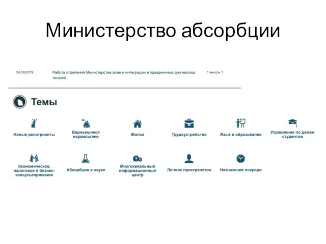 Министерство абсорбции