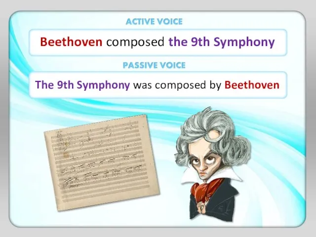 Beethoven composed the 9th Symphony The 9th Symphony was composed by Beethoven