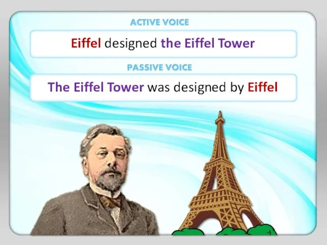 Eiffel designed the Eiffel Tower The Eiffel Tower was designed by Eiffel