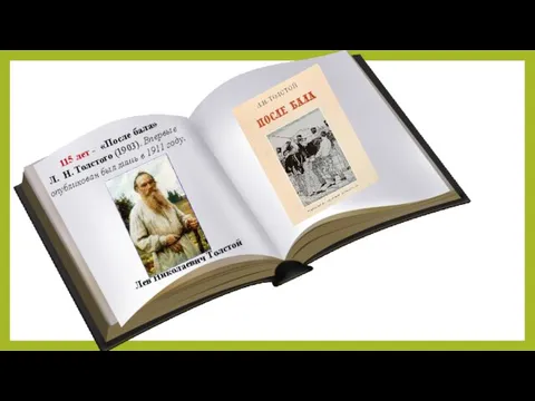 115 лет - «После бала» Л. Н. Толстого (1903). Впервые опубликован