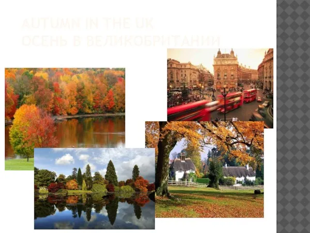 AUTUMN IN THE UK ОСЕНЬ В ВЕЛИКОБРИТАНИИ