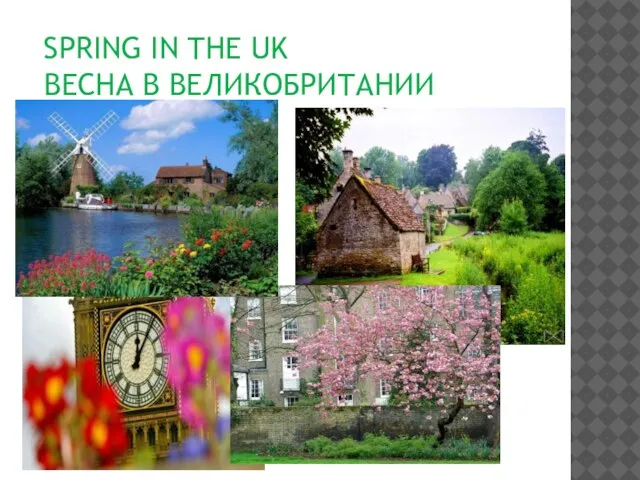 SPRING IN THE UK ВЕСНА В ВЕЛИКОБРИТАНИИ