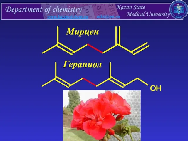 www.kazmedchem.ru nikit@mi.ru Мирцен Гераниол