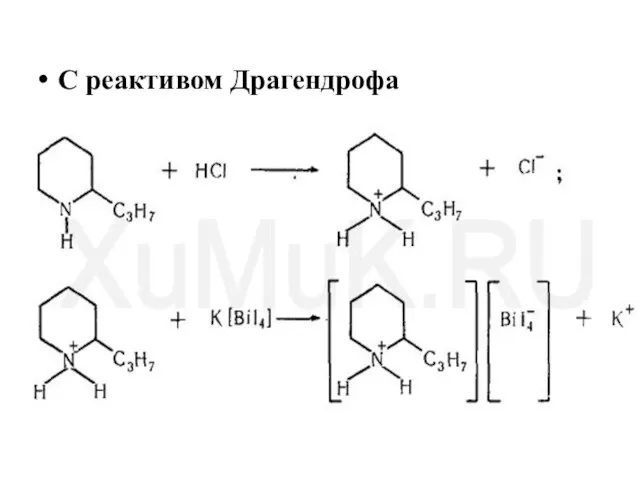 С реактивом Драгендрофа