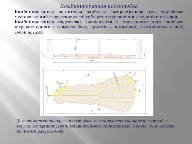 Комбинированная подготовка Комбинированная подготовка наиболее распространена при разработке месторождений вследствие своей