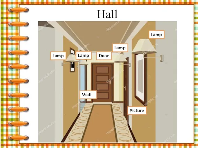 Hall Wall Door Lamp Lamp Lamp Lamp Picture