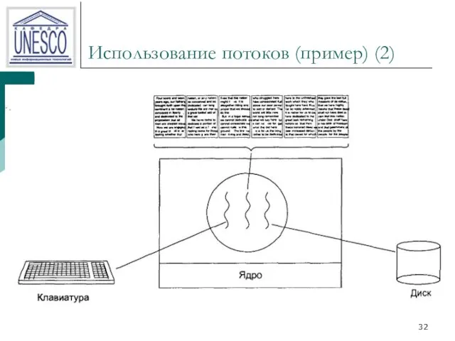 Использование потоков (пример) (2)