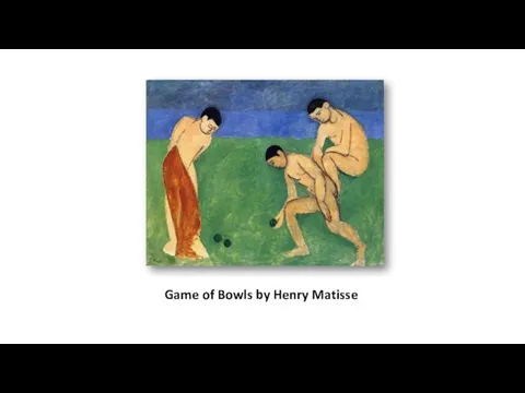 Game of Bowls by Henry Matisse