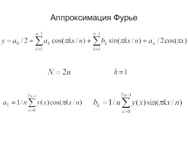 Аппроксимация Фурье