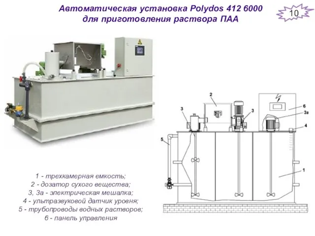 Автоматическая установка Polydos 412 6000 для приготовления раствора ПАА 1 -