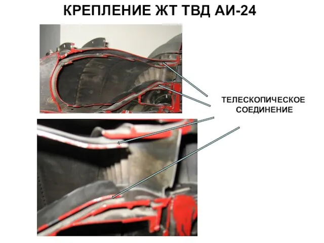 КРЕПЛЕНИЕ ЖТ ТВД АИ-24 ТЕЛЕСКОПИЧЕСКОЕ СОЕДИНЕНИЕ