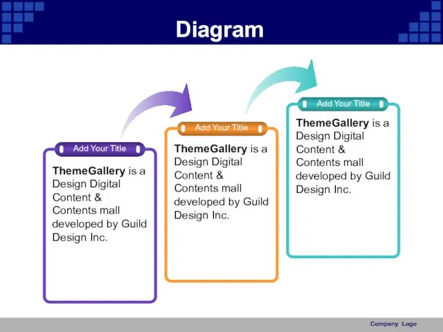 Company Logo Diagram Add Your Title Add Your Title ThemeGallery is