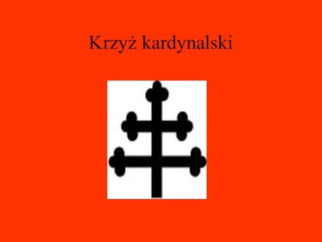 Krzyż kardynalski