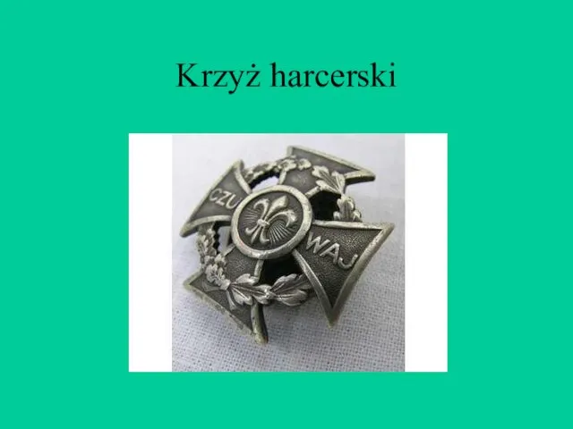 Krzyż harcerski