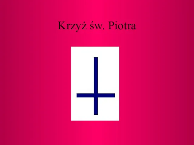 Krzyż św. Piotra