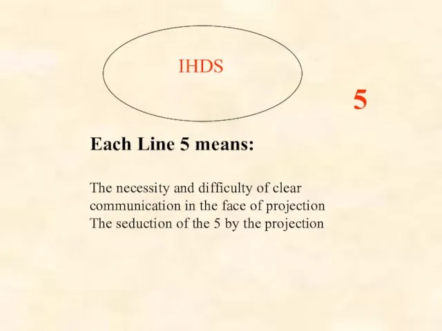 IHDS Each Line 5 means: The necessity and difficulty of clear